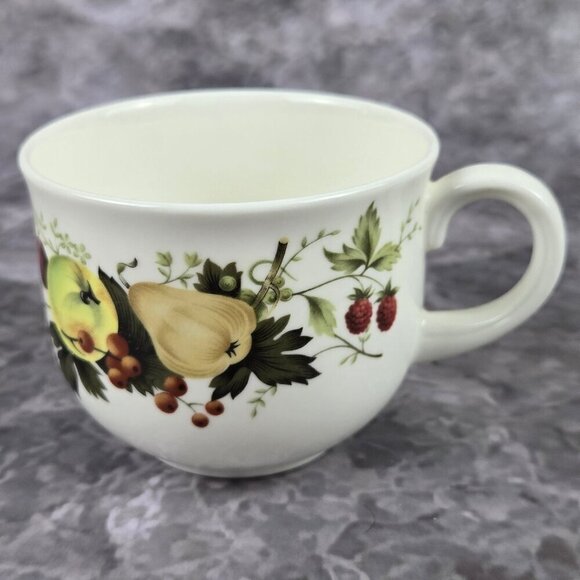 Royal Kent 3 Piece Set cup Saucer Bread Plate Apples Pears Fruits Vintage - Picture 11 of 16